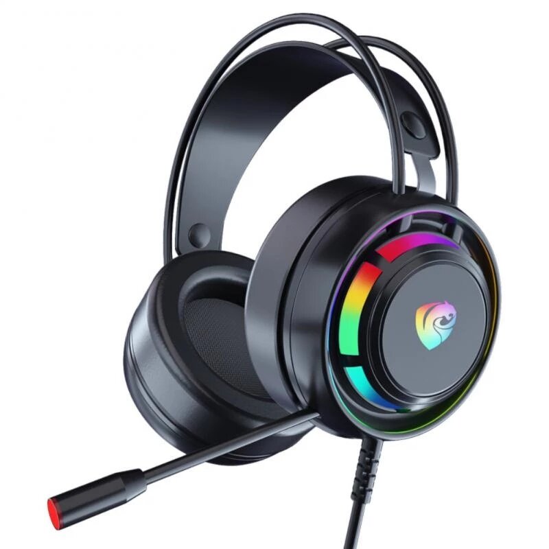 Gaming Headset 7.1 Surround Sound With RGB Light Noise Cancelling Mic Gaming Headphone Wired Headset