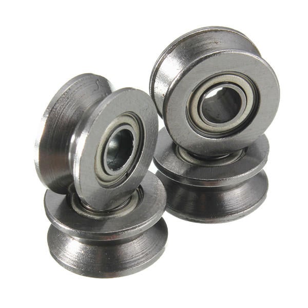 10pcs V Groove Sealed Ball Bearings V Groove 4x13x6mm 1.5mm Deep Ball Bearings