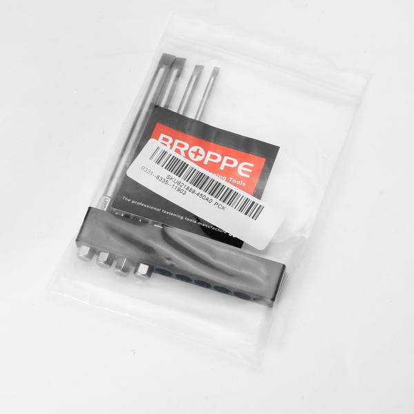 4pcs 100mm Magnetic 3.0-6.0mm Flat Head Slotted Tip Screwdrivers Bits
