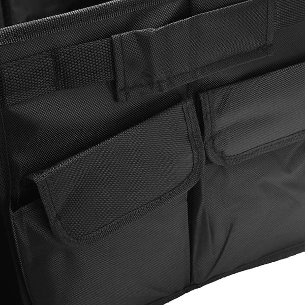 Oxford Cloth Collapsible Car Storage Box Trunk Storage Compartment 49X29X30cm