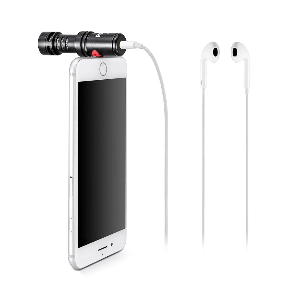 Directional Microphone for Lightning Connector iOS Smartphones iPhone 12 11/XR/X/8