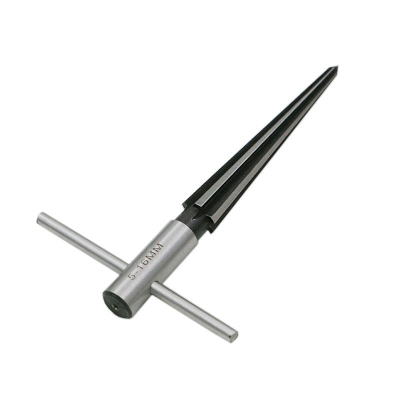 5mm-16mm Bridge Pin Hole Hand Held Reamer T Handle Taper 6 Flutes Reaming Tool