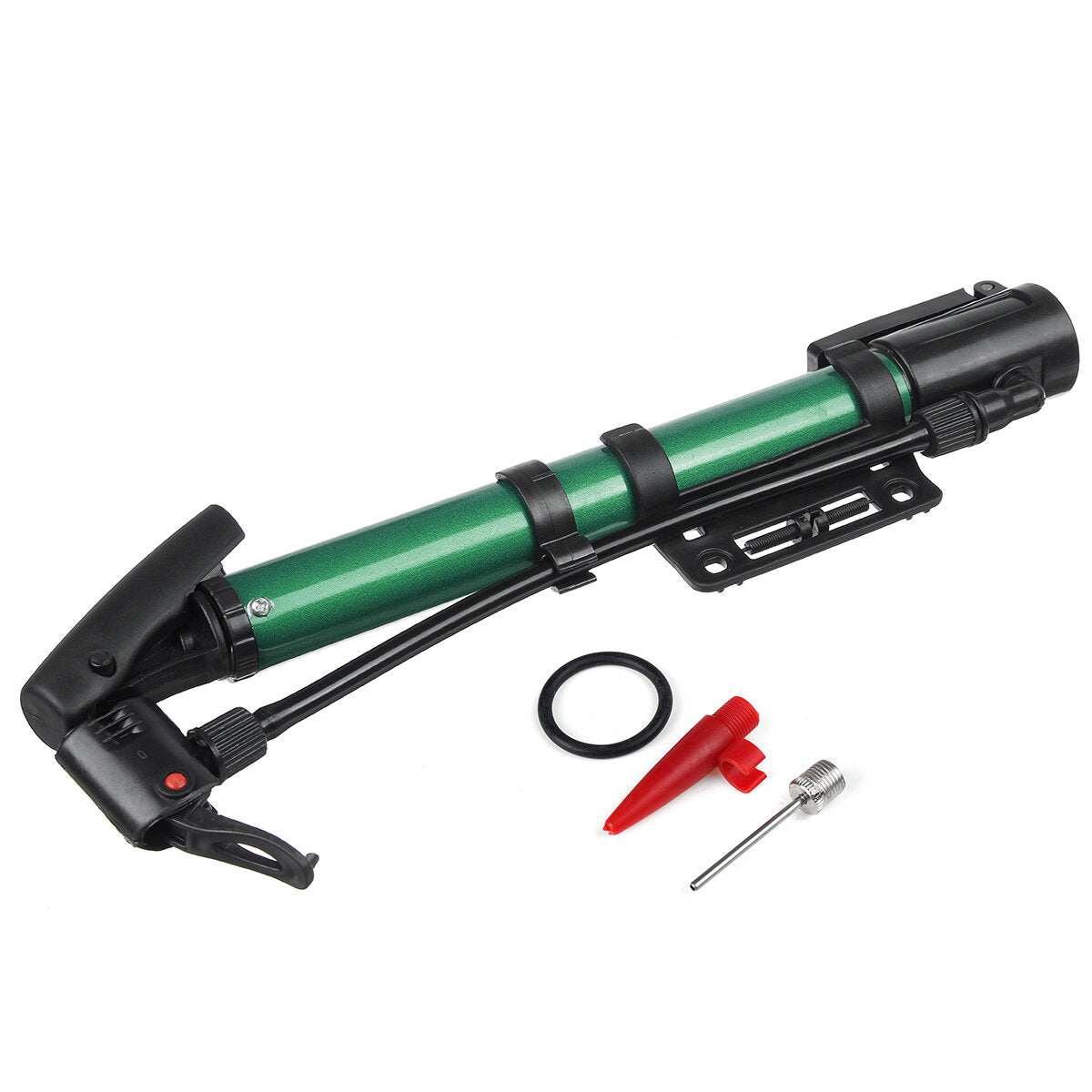 120PSI High Pressure Air Pump Alloy Floor Standing Bike Motorcycle Tyre Pump with Ball Pin