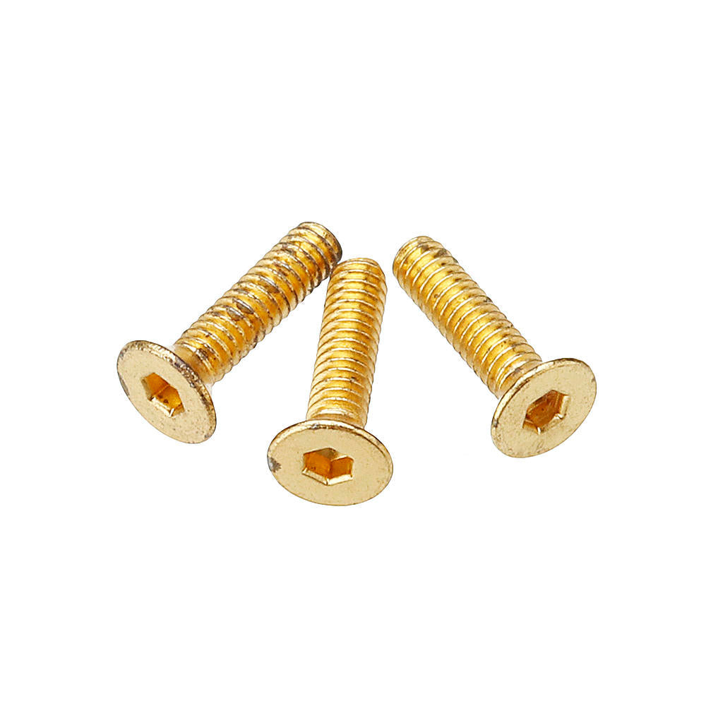 50Pcs Titanium Plated M3 Hex Socket Flat Head Countersunk Screws Alloy Steel 12.9 Grade Screw Bolt 5-16mm