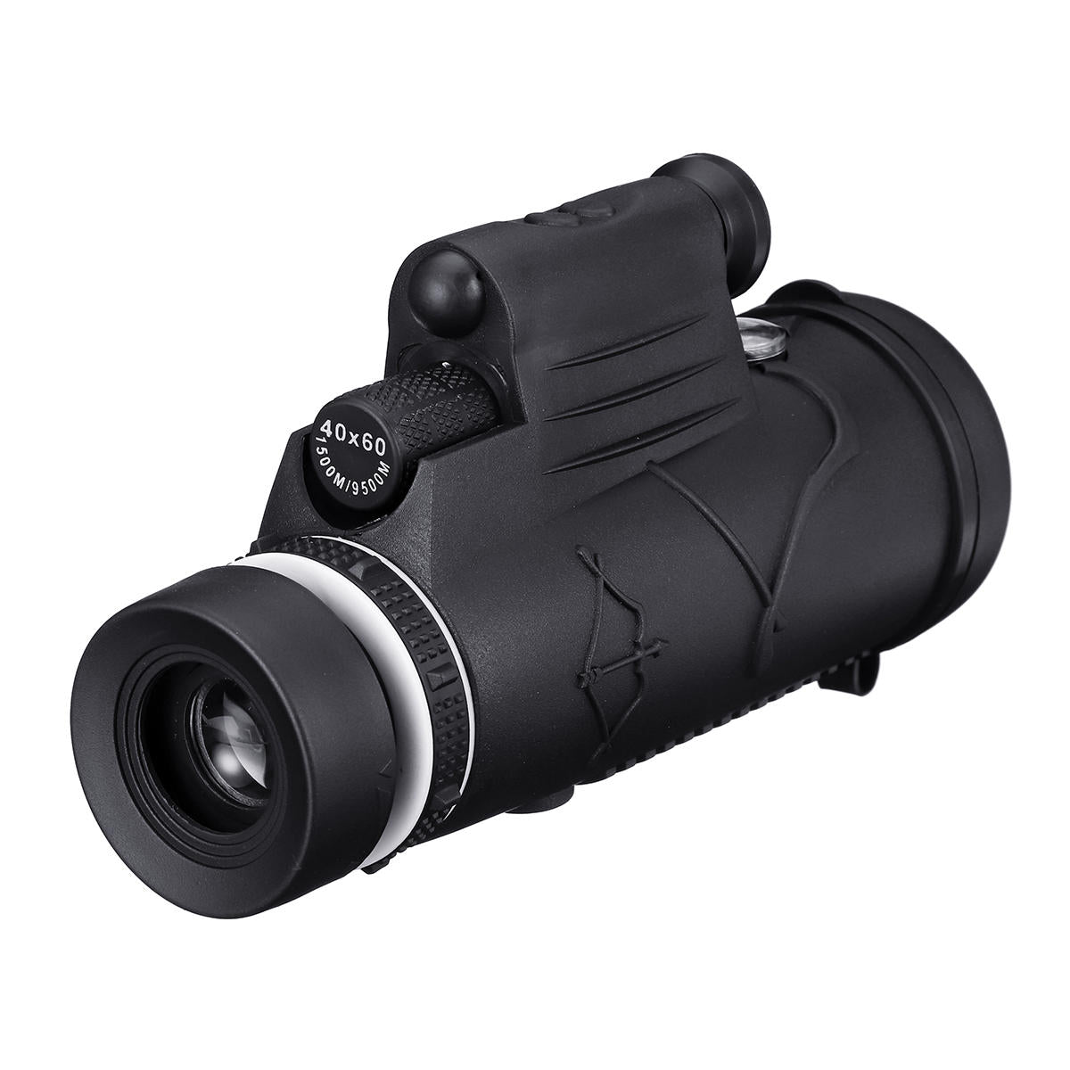 40x60 Monocular HD Optic BAK4 Low Night Vision Led Flashlight Telescope With Tripod Phone Holder