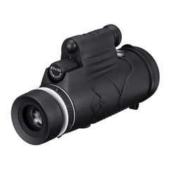 40x60 Monocular HD Optic BAK4 Low Night Vision Led Flashlight Telescope With Tripod Phone Holder