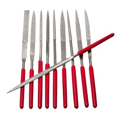 10pcs Diamond File Needle Handle Files Abrasive Tool Needle Handle Files Luthier Tools