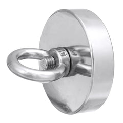 75mm 163KG Silver Neodymium Recovery Magnet Fishing Metal Treasure Hunting Detector