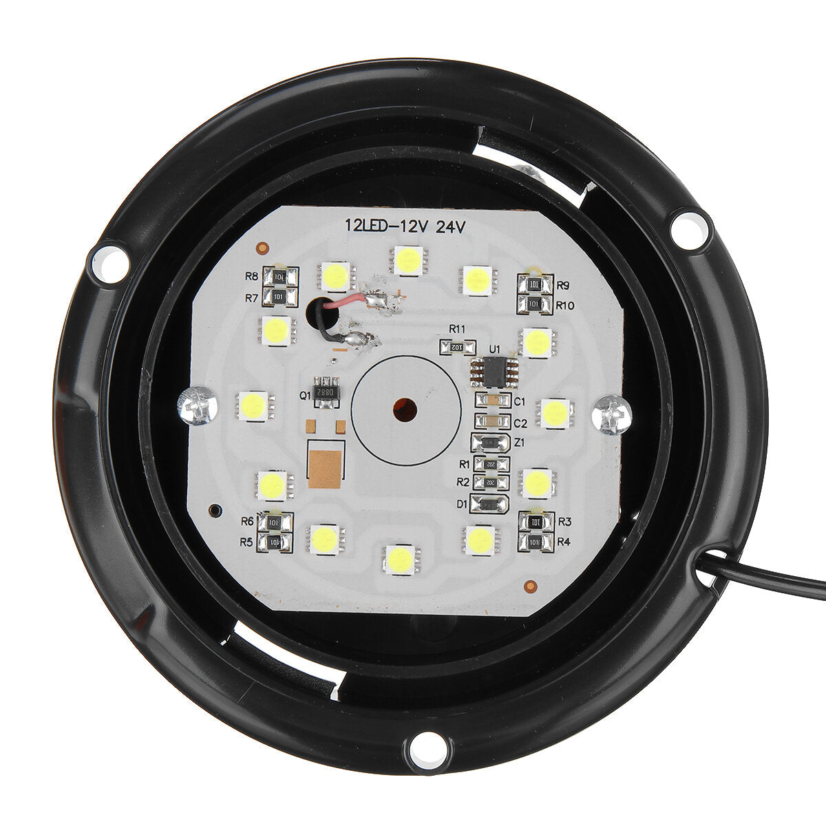 10W 12V 12LED SMD 3528 Amber Strobe Emergency Warning Light Explosion Flash