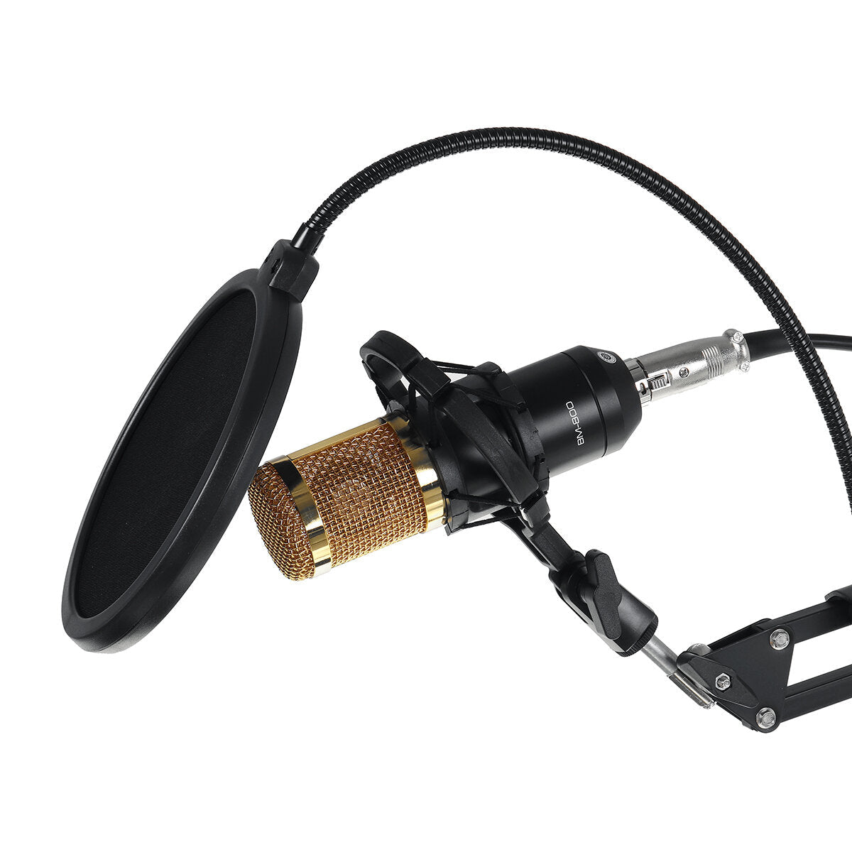 Condenser Microphone Kit 3.5mm Recording Mic Tripod Stand Set for Computer PC Karaoke Chat Skype YouTube Games