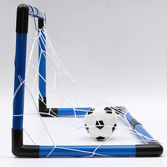 59x27x39cm Soccer Goal Net Set Youth Children Football Net Football Sports Pump Outdoor Indoor Training