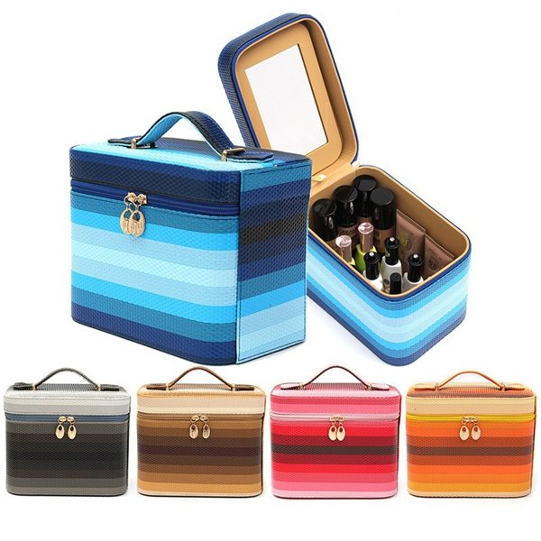 Waterproof Color Changing Cosmetic Makeup Tool Case