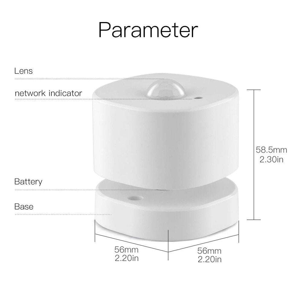 PIR Motion Sensor Human Sensor Detector Intelligent Linkage Smart Home Alarm System Smart Life Tuya App Control