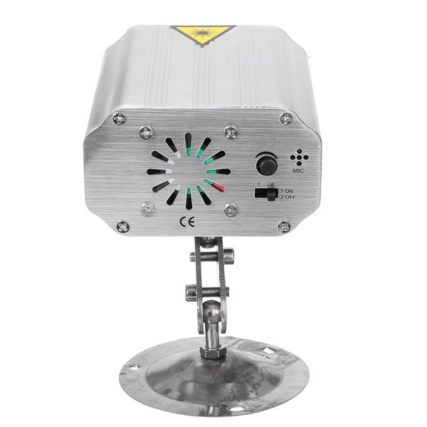 Mini Auto/Voice LED Projector Stage Light 12 Patterns DJ Disco Party Club Lamp AC100-240V
