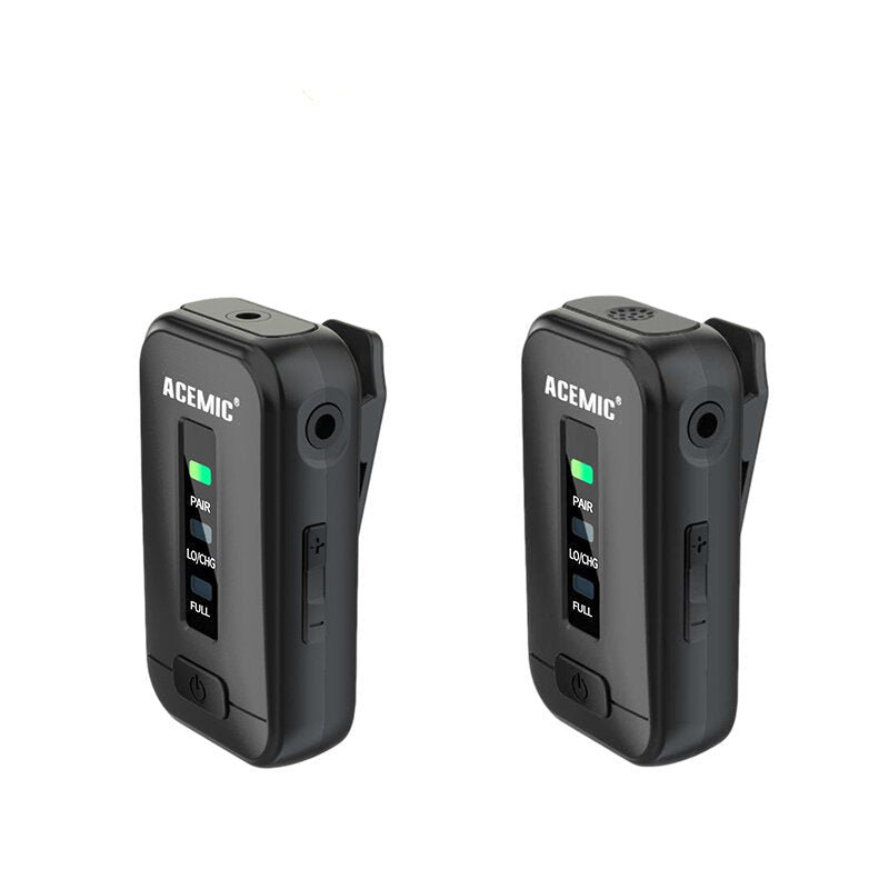 Potable 2.4G Wireless Lavalier Microphone System Video for Smartphone DSLR Cameras