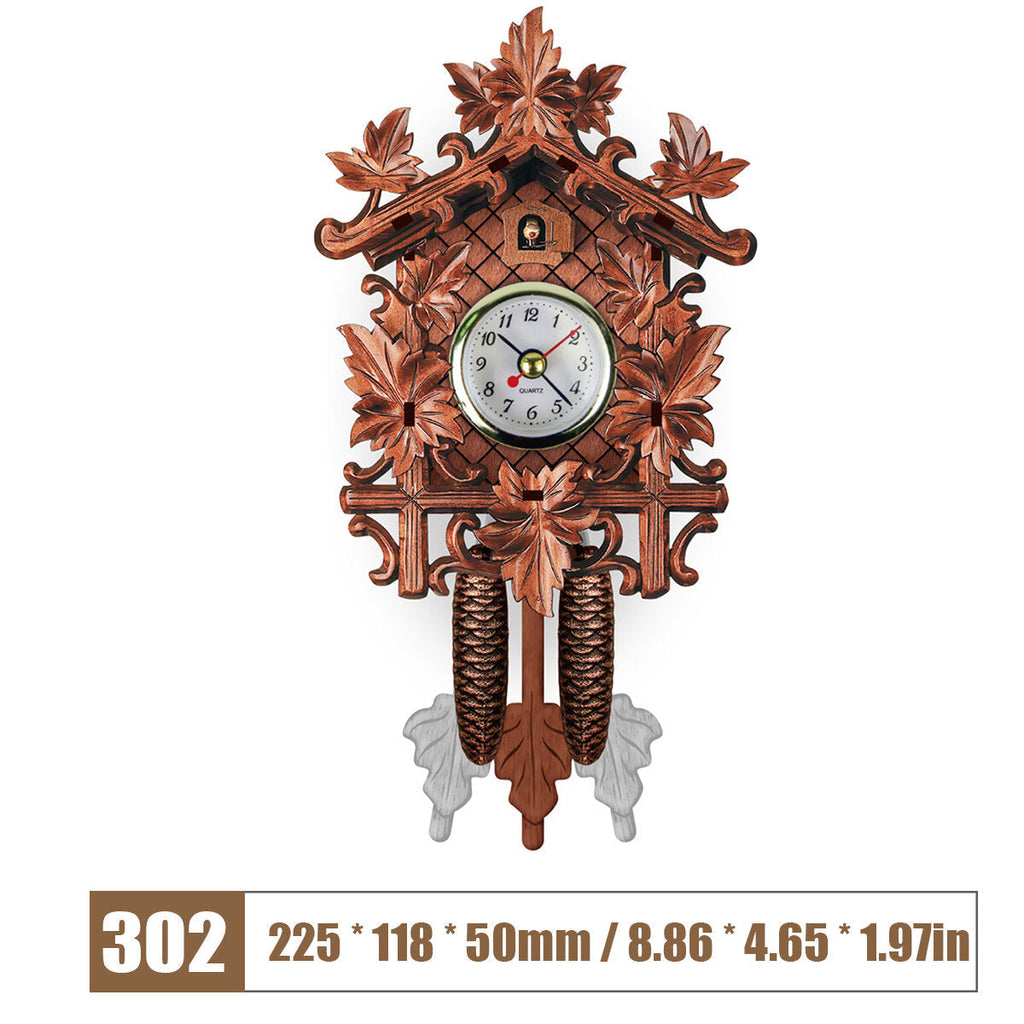 Wall Clocks Pendulum Watch Art Craft Home Decoration Hanging Wood Watches