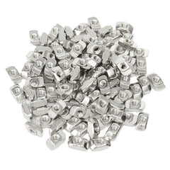 50pcs T Sliding Nut Block for 3030 Aluminum Profile Zinc Coated Plate Aluminum Accessories