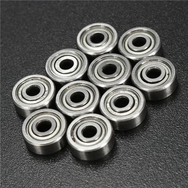 10pcs 3x8x4mm Ball Bearings Miniature Double Shielded Ball Bearing
