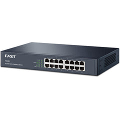 16 Port Unmanaged Ethernet Switch Network Switch Metal Ethernet Splitter Traffic Optimization Desktop Plug and Play