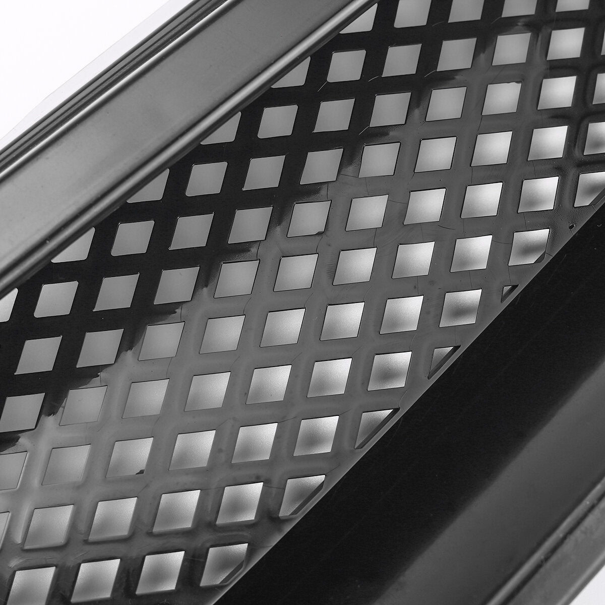 T-R Style Front Hood Mesh Grill Grille Black For Honda Civic