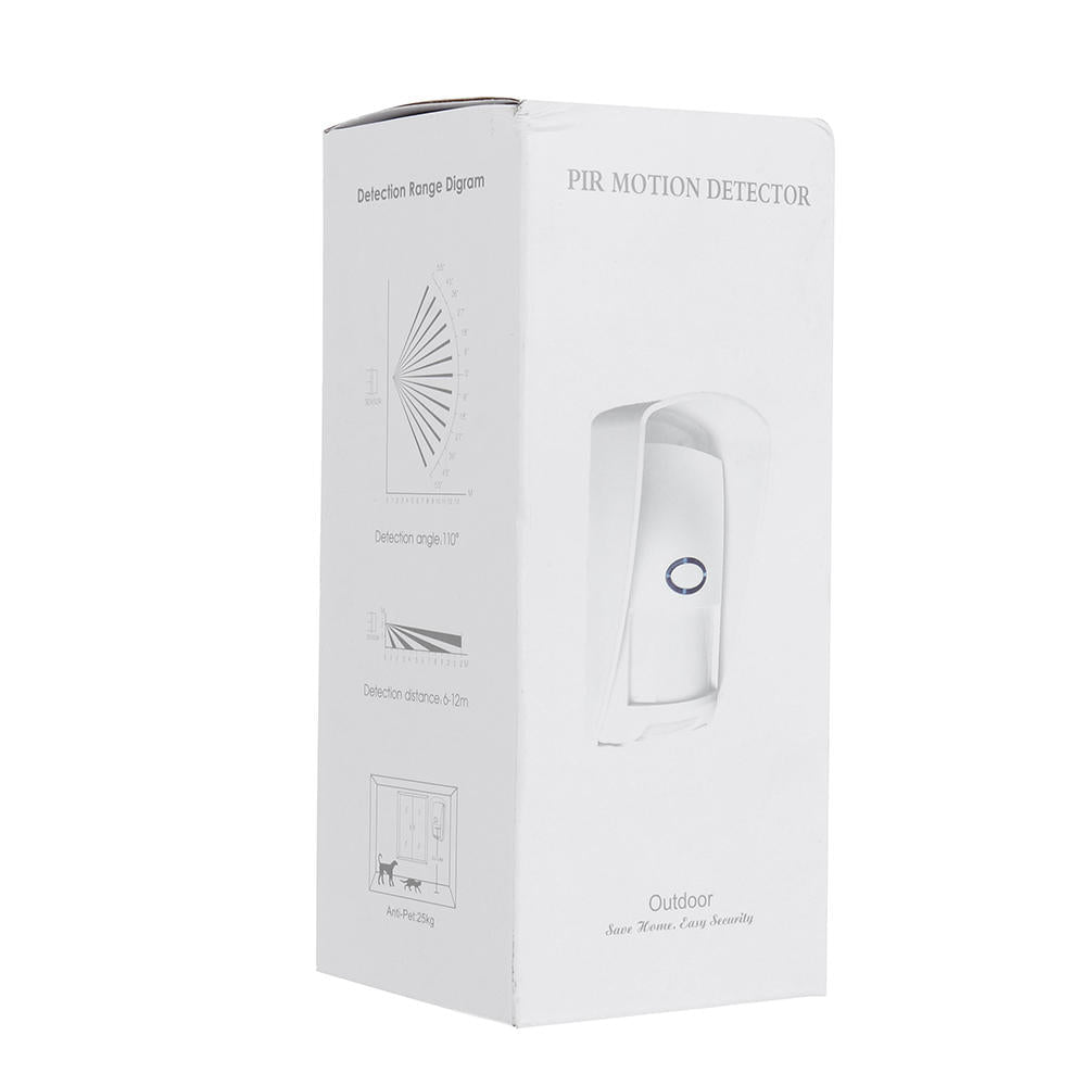 PIR Outdoor Wireless 433 Waterproof Infrared Detector Dual Infrared Motion Sensor For Smart Home Security Alarm System Work 433MHz