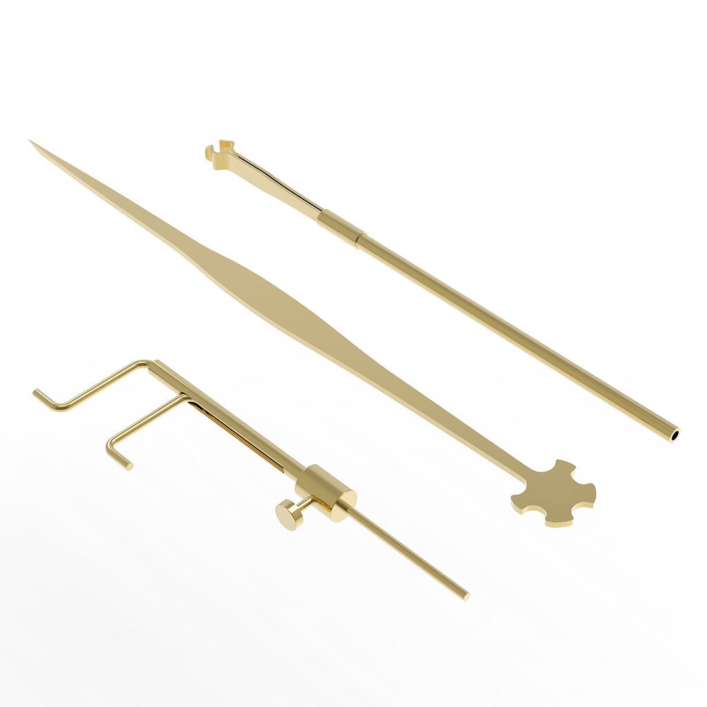 Violin Three Piece Sound Column Hook Ruler Caliper for Repair Accessories