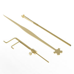 Violin Three Piece Sound Column Hook Ruler Caliper for Repair Accessories