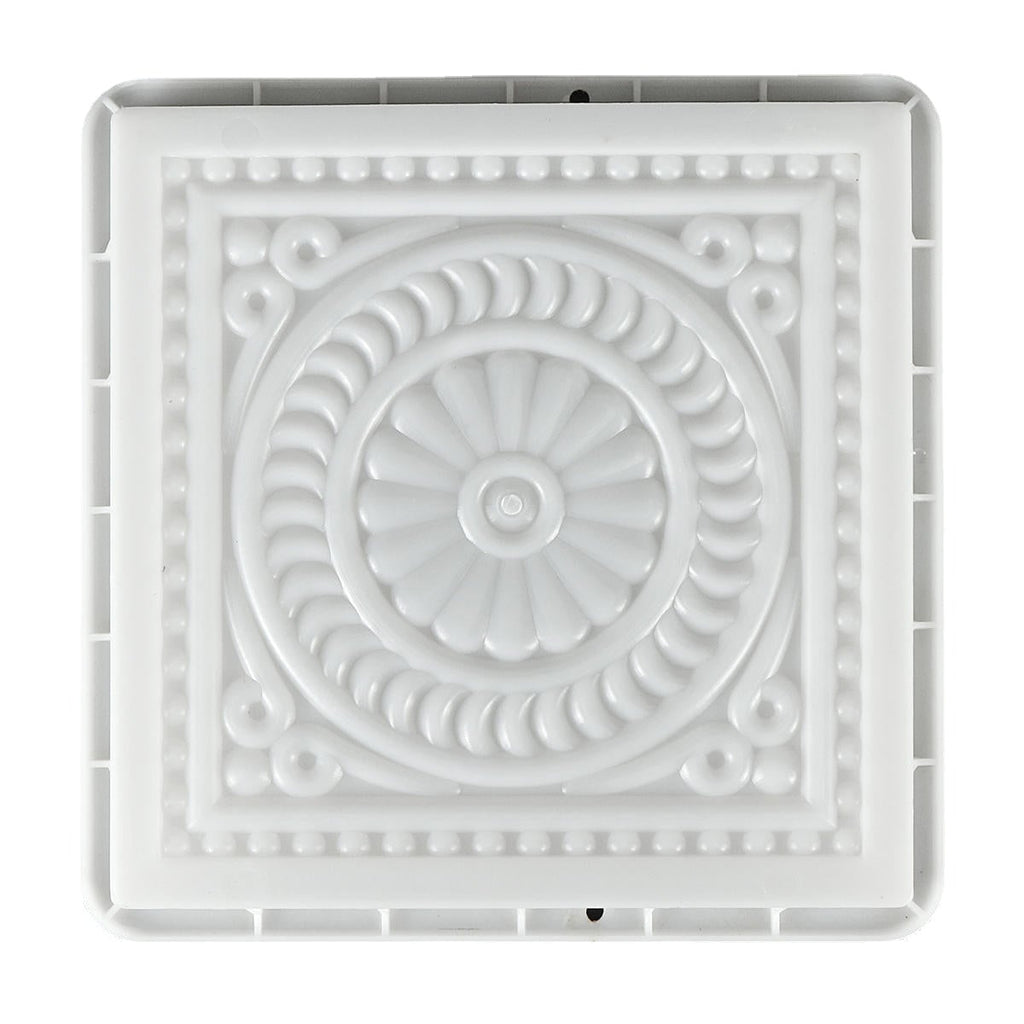 32x32cm Square Path Maker DIY Plastic Mold Road Paving Cement Stone Mould Brick