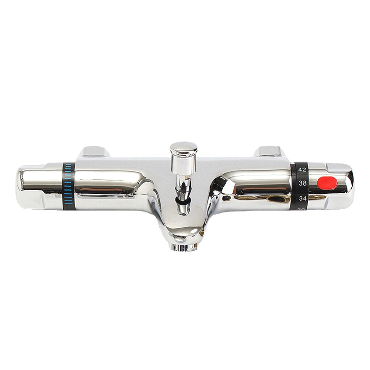 2 Handles Thermostatic Mixer Shower Control Valve Faucet Tap Wall Mounted