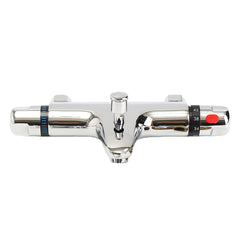 2 Handles Thermostatic Mixer Shower Control Valve Faucet Tap Wall Mounted