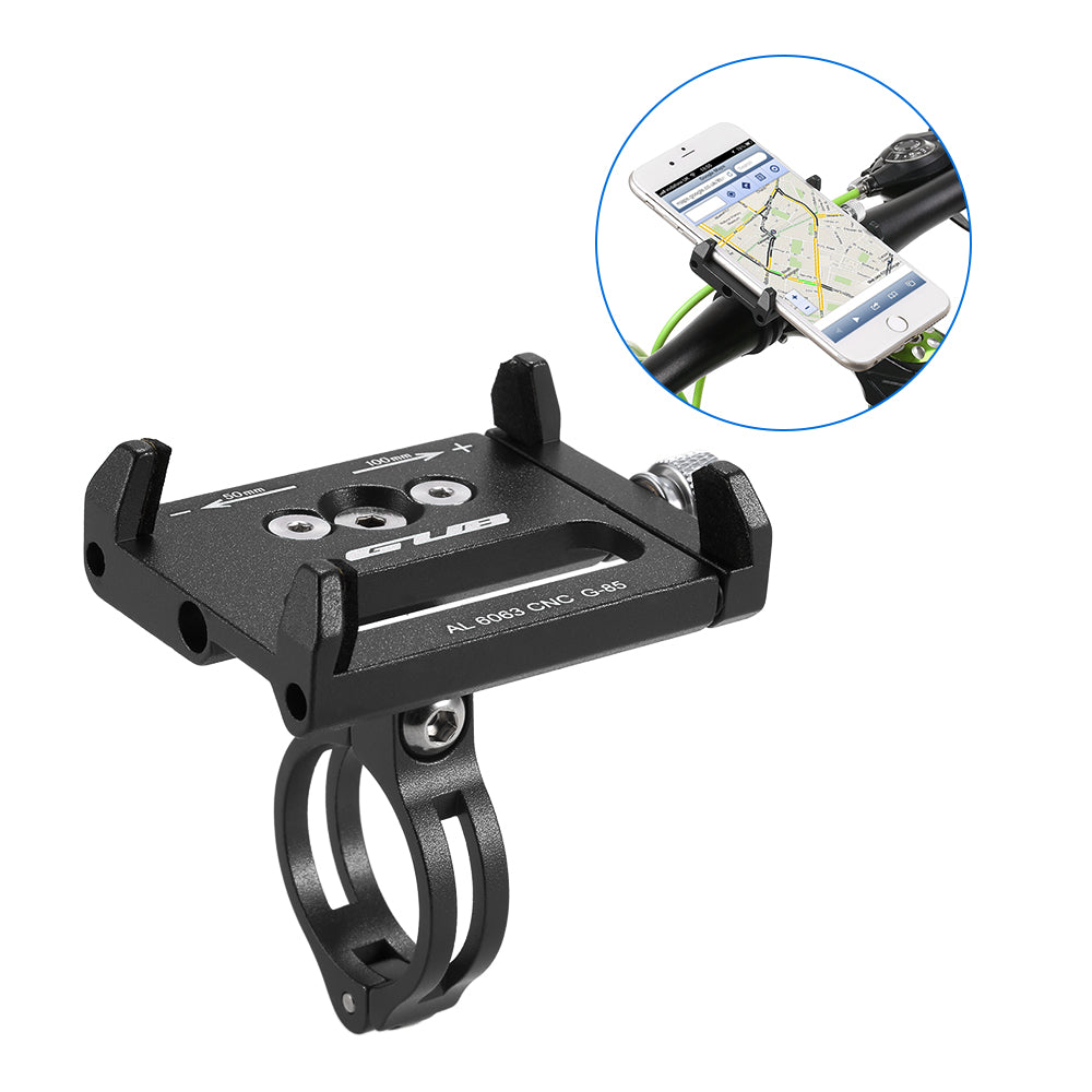 CNC Bicycle Phone Holder Bracket for Phone GPS Device Up To 6.2 Inch Non-slip