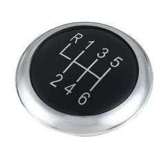 6 Speed Gear Shift Knob Cap Chrome Badge Emblem Trim