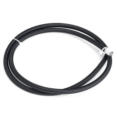 3FT Fuel Hose Oil Gas Line Pipe PTFE Nylon Stainless Steel Hose