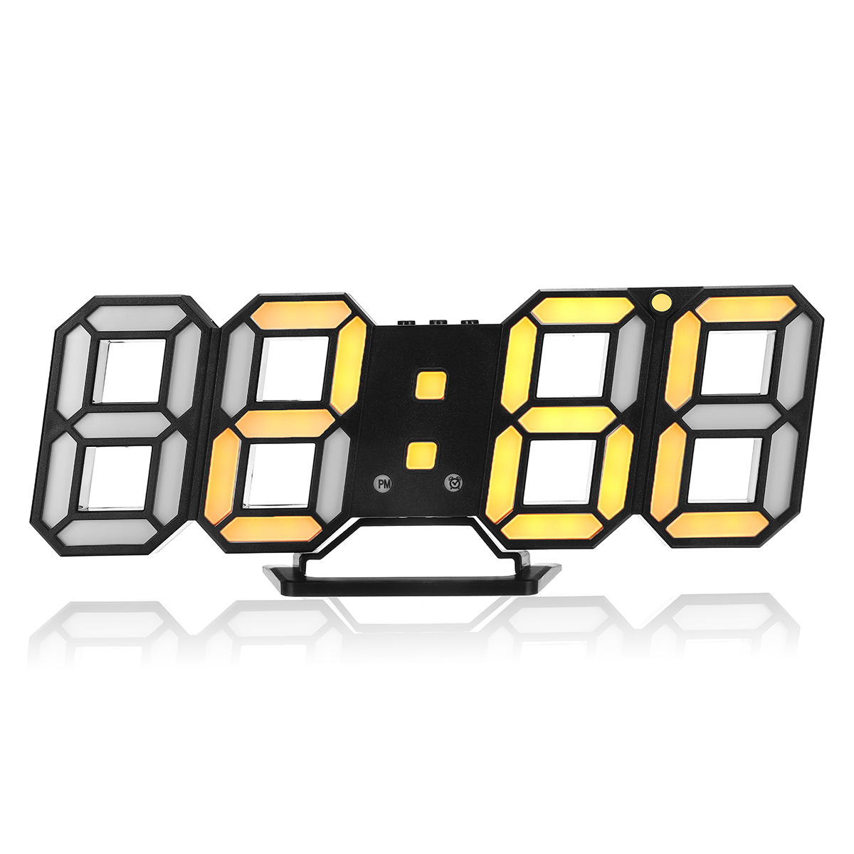 Large Modern Design Digital Led Wall Clock Watches 24 Or 12-Hour Display