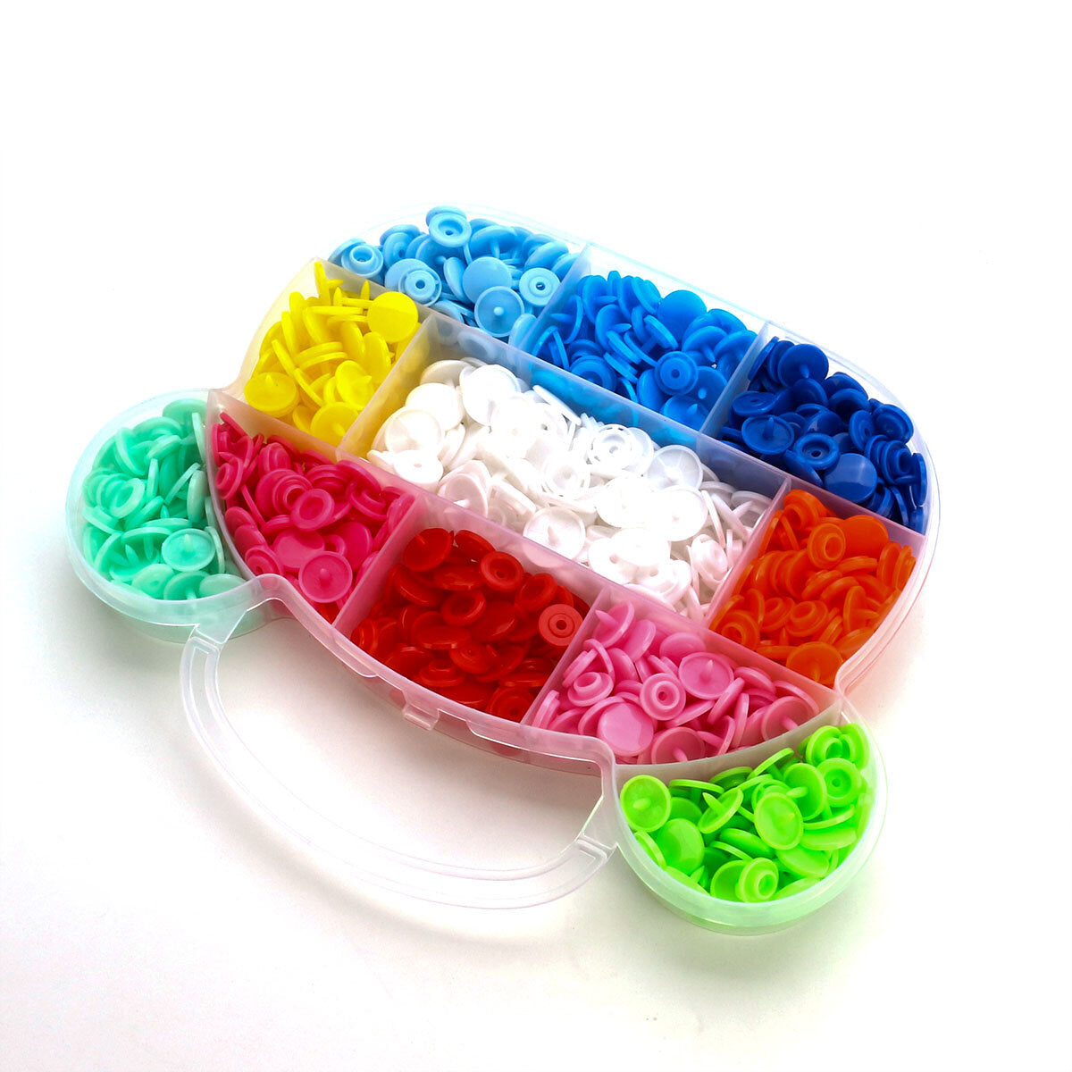 DIY Snap Pliers + 200 Pcs T5 + 30 Pcs T8 Snap Resin Buttons Fastener 11 Colors