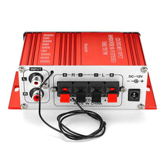 12V Car Audio Stereo Power Hi-Fi Amplifier Bluetooth FM Radio 2CH 200W Support FM AUX SD U disk