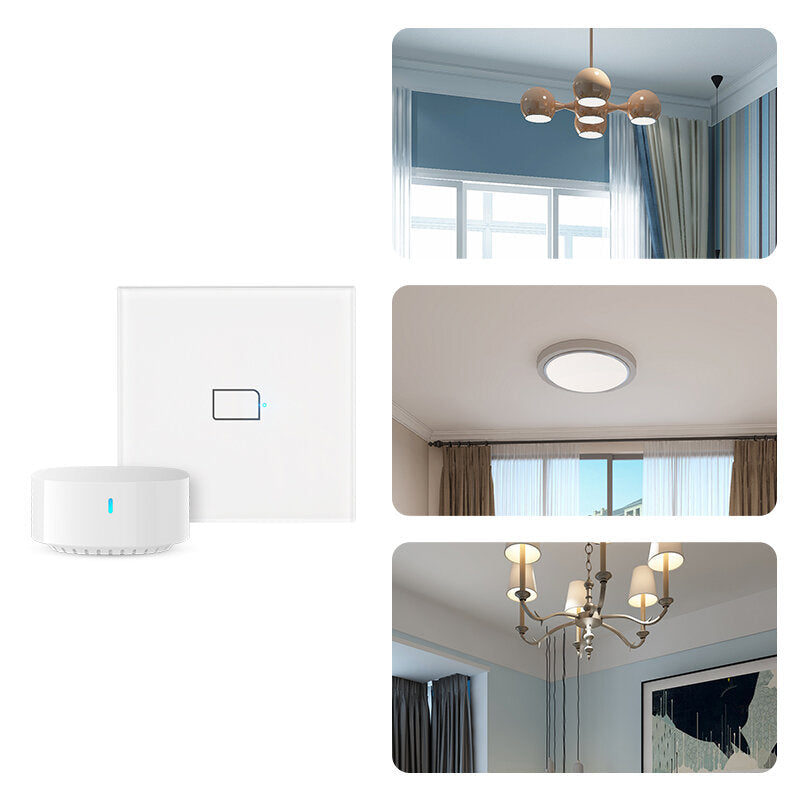 Smart Light Touch Switch With Two Way Control,APP Remote Control,Timer-Function,Voice Control Work with S3 Hub Compatible With Aleax Google Assistant