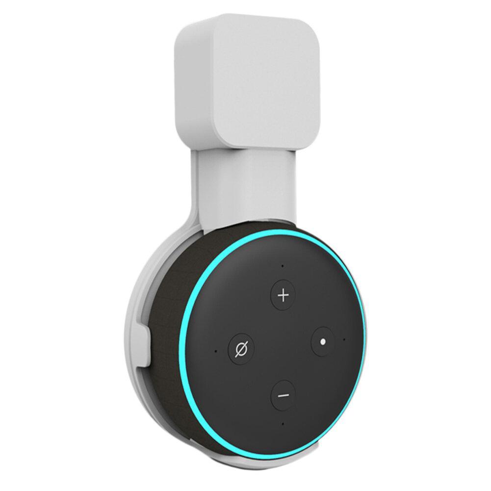 Wall Mount Speaker Holder for Echo Dot 3 and Home & Nest Mini Smart Home Speakers With Cord Arrangement
