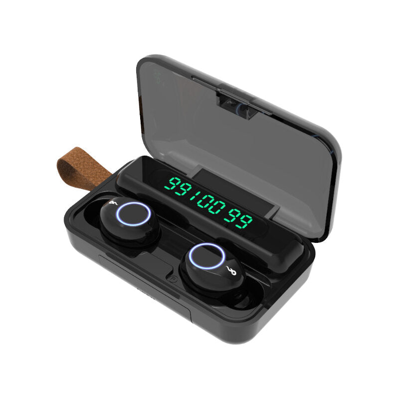 Bluetooth 5.0 TWS Earbuds Headphone CVC8.0 Digital Display Waterproof Handsfree In-ear Earphone for Hu Phones