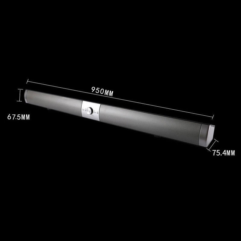 Portable Wireless Bluetooth NFC Speaker Stereo Soundbar Remote Control Wall Mountable Subwoofer for TV PC DVD