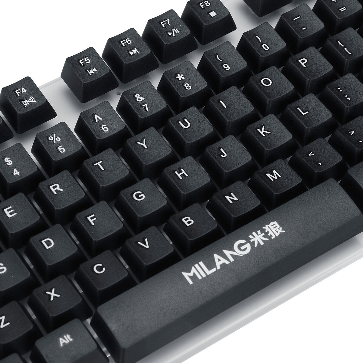 104 Keys Wired Keyboard and Mouse Set Rainbow Backlight USB 1000DPI Gaming Keyboard for Home Office Computer Supplies