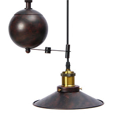Vintage Industrial Retro Hanging Ceiling Light 2 Chandeliers Pendant Stretch Lamp AC110-240V