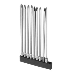 9pcs 150mm Magnetic Cross Head Screwdriver Bits Long Hex Shank