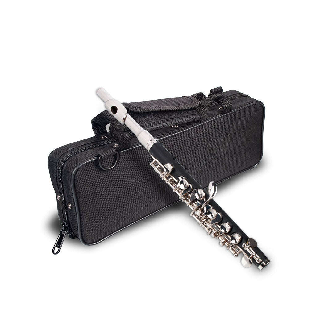 Professional Nickel Plated Piccolo Excellent Ebonite Rubber Wood Piccolo Key of C Piccolo Set