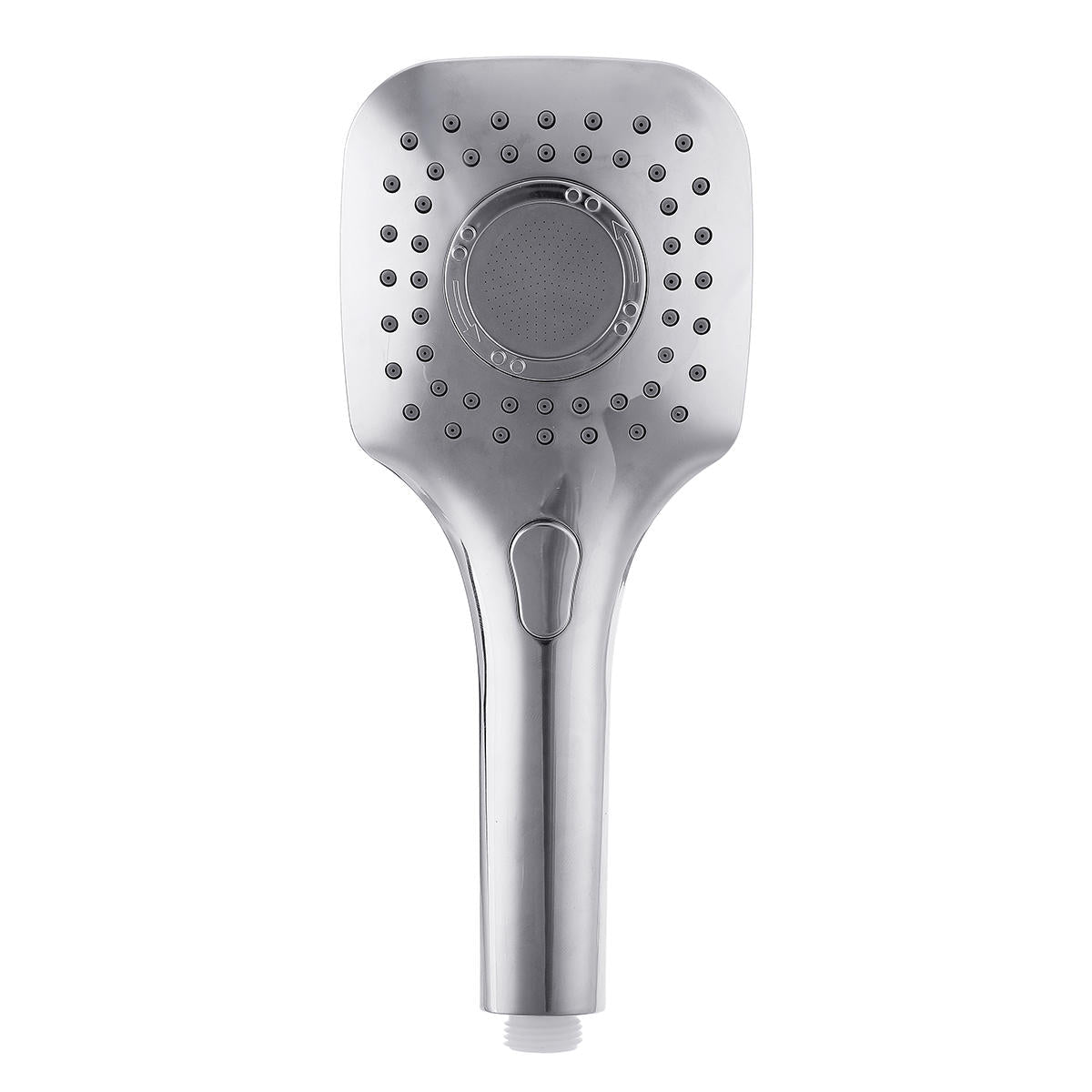 ABS and Chrome Finish Faucet Shower Head Combo w/ 60Inch Stainless Steel Hose for Bathroom