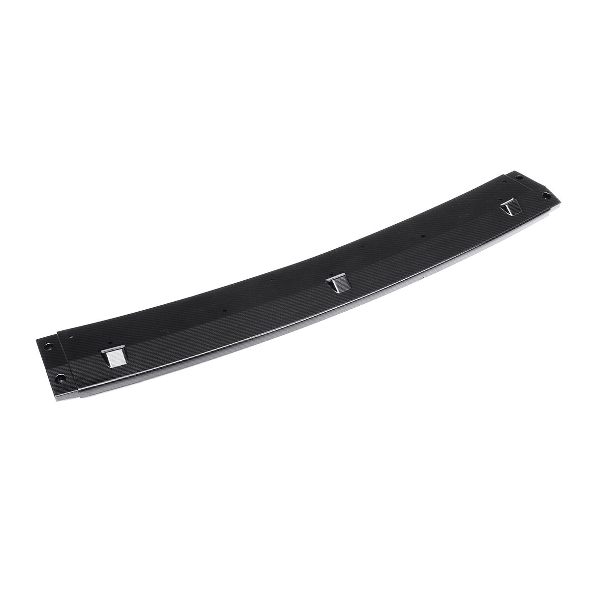3 Pcs Designed Front Bumper Lip Carbon Fiber Look Chin Splitter