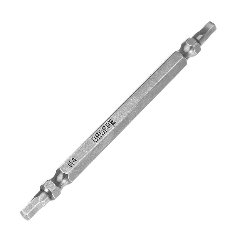 6pcs Double Hex Head Magnetic Screwdriver Bits H2-H6 100mm Long 1/4 Inch Hex Shank
