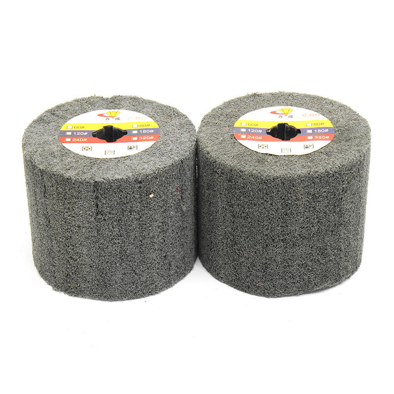 120x100mm 400 to 600 Grit Metal Steel Wire Drawing Burnishing Polishing Wheel for Burnishing Machine