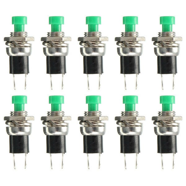 10pcs Momentary Button Switches ON/OFF Push Button Mini Switches 250V 0.5A