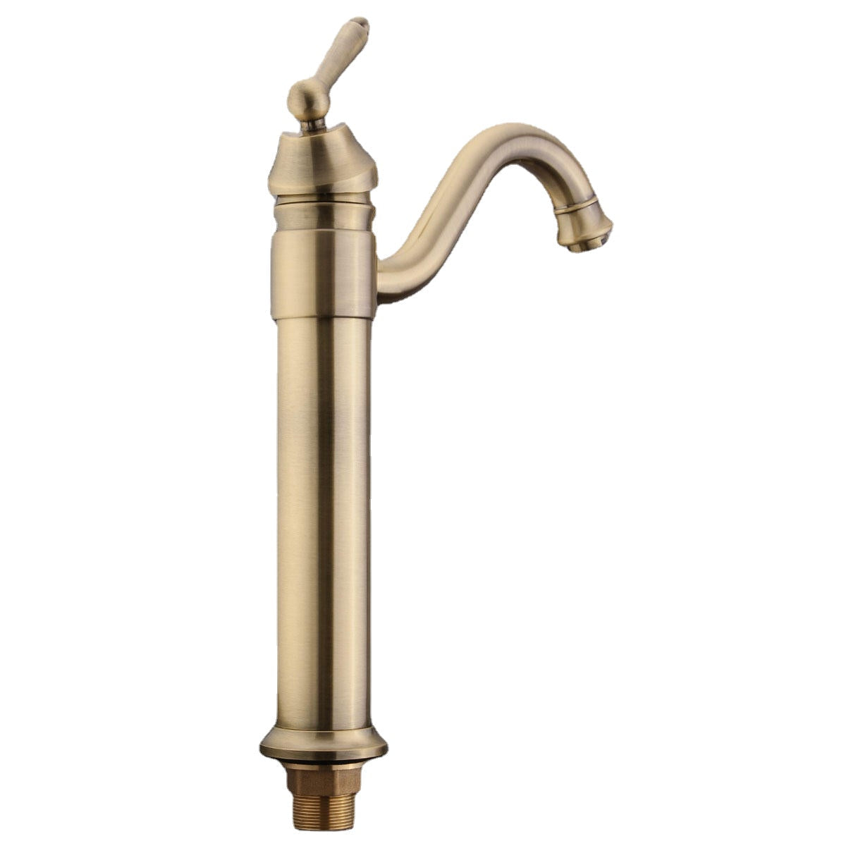 Tall Antique Bathroom Kitchen Sink Basin Faucet Hot & Cold Water Mixers Tap Single Handle